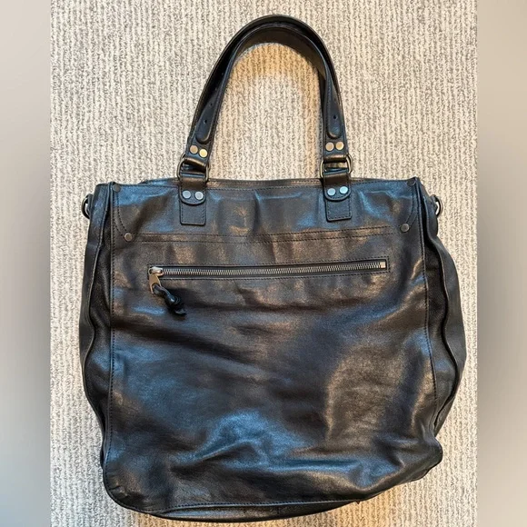 Proenza Schouler PS1 Large cross body tote bag in Black with Gunmetal hardware - Picture 3 of 8